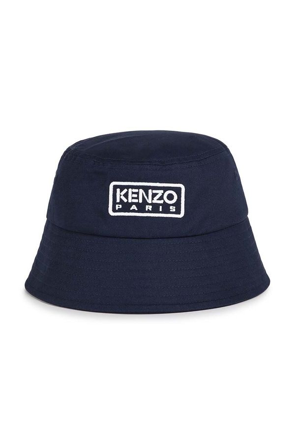 Kenzo kids Dječji pamučni šešir Kenzo Kids boja: tamno plava, pamučni, K60609
