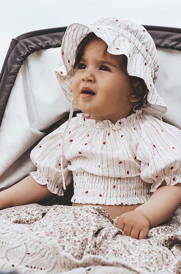 That's mine Dječji pamučni šešir That's mine Kassia boja: bijela, pamučni