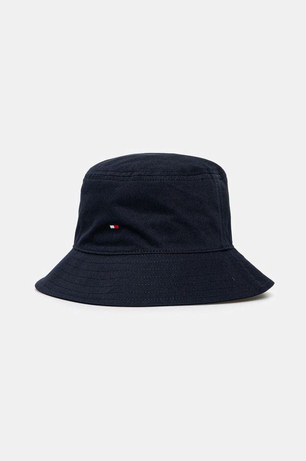 Tommy Hilfiger Dječji pamučni šešir Tommy Hilfiger boja: tamno plava, pamučni, AU0AU01957