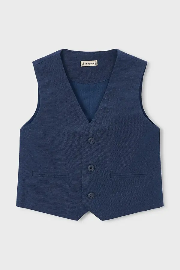 Mayoral Dječji prsluk od mješavine lana Mayoral