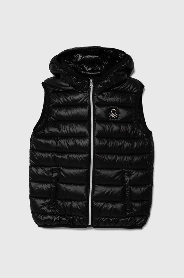 United Colors of Benetton Dječji prsluk United Colors of Benetton boja: crna