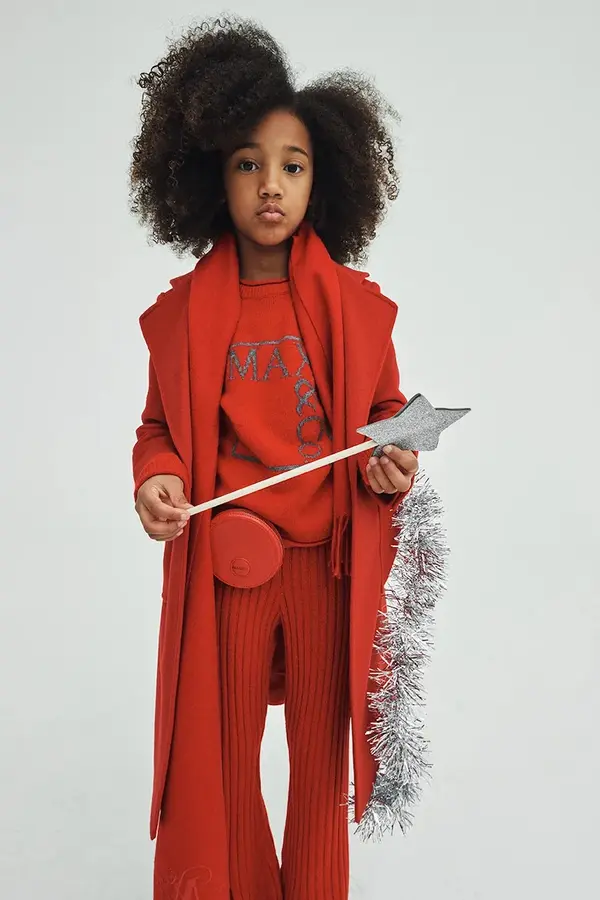 Max&Co. Dječji pulover s dodatkom vune MAX&Co. MAXK21F KNITWEAR