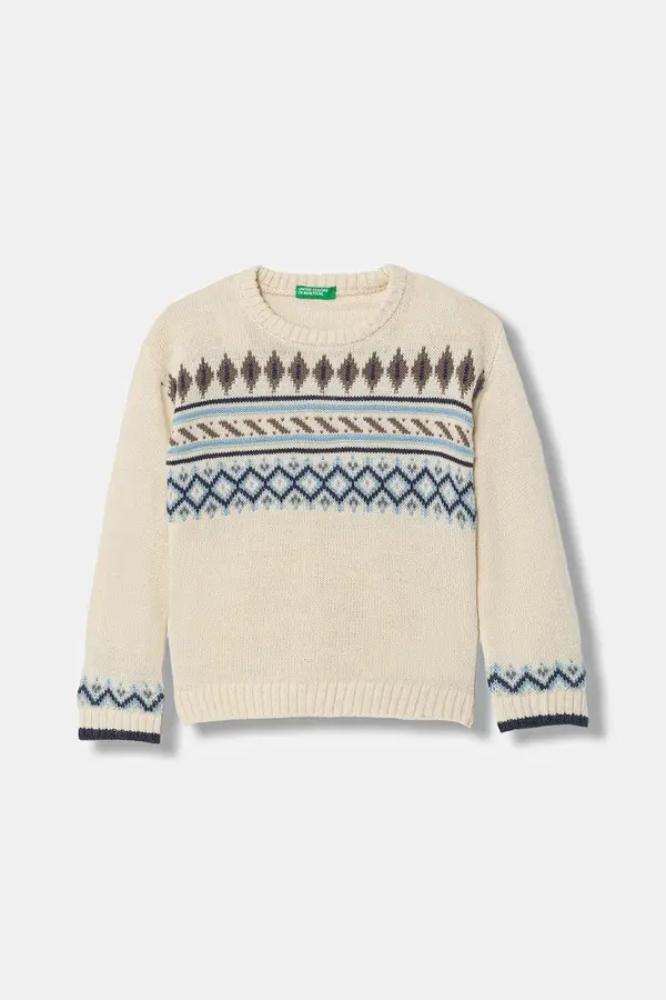 United Colors of Benetton Dječji pulover s dodatkom vune United Colors of Benetton