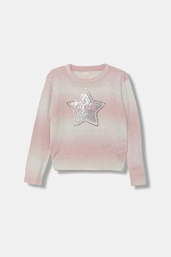 Guess Dječji pulover s postotkom vune Guess