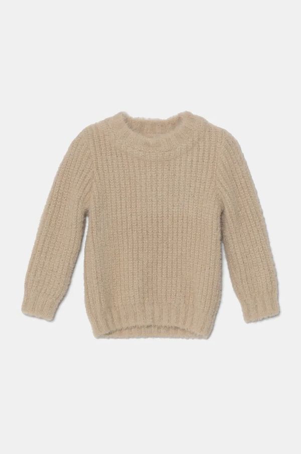 Jamiks Dječji pulover s postotkom vune Jamiks RIGNOR boja: bež, topli, JZH391