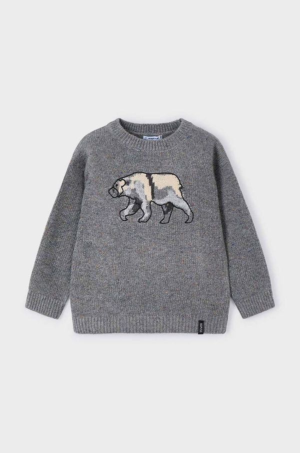 Mayoral Dječji pulover s postotkom vune Mayoral boja: siva, 4343