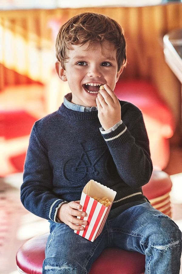 Mayoral Dječji pulover s postotkom vune Mayoral boja: tamno plava, 4341