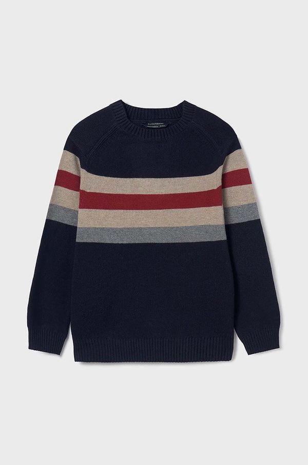 Mayoral Dječji pulover s postotkom vune Mayoral boja: tamno plava, 7393