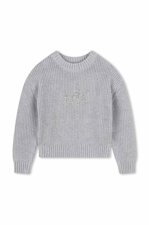 Michael Kors Dječji pulover s postotkom vune Michael Kors boja: siva, R30162