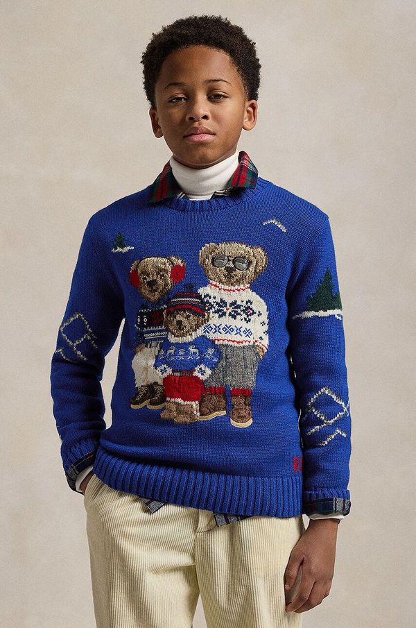 Polo Ralph Lauren Dječji pulover s postotkom vune Polo Ralph Lauren 3,23951E+11