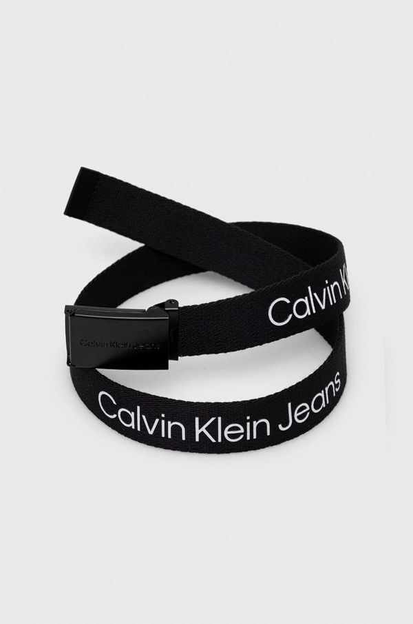 Calvin Klein Jeans Dječji remen Calvin Klein Jeans boja: crna