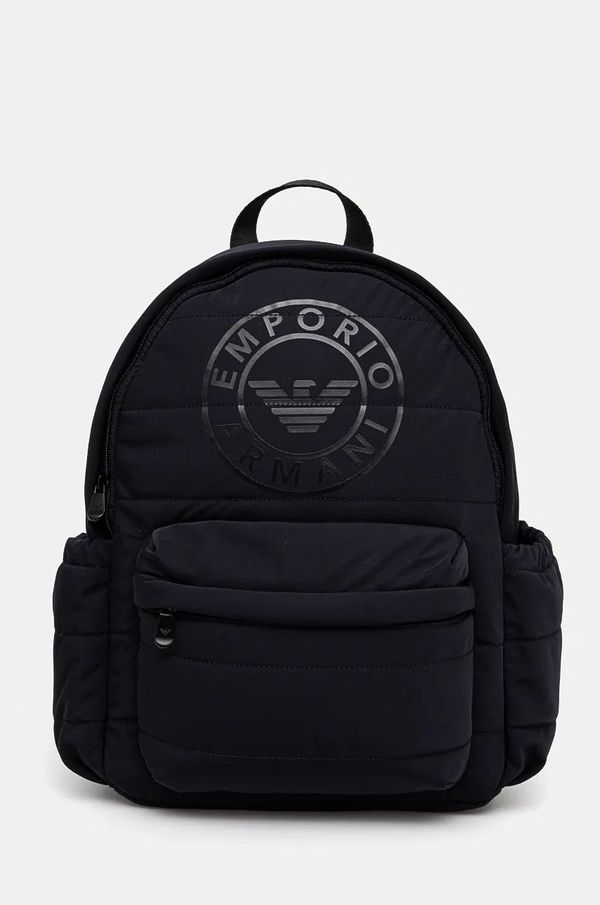 Emporio Armani Dječji ruksak Emporio Armani boja: tamno plava, veliki, s tiskom, 402555 4F575