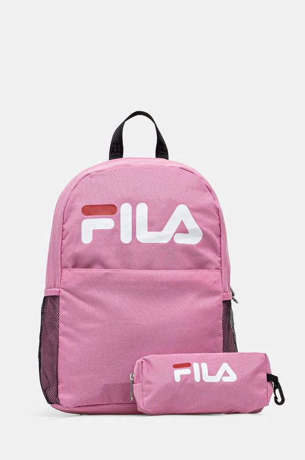 Fila Dječji ruksak Fila #N/A boja: ružičasta, veliki, s tiskom, FBT0003
