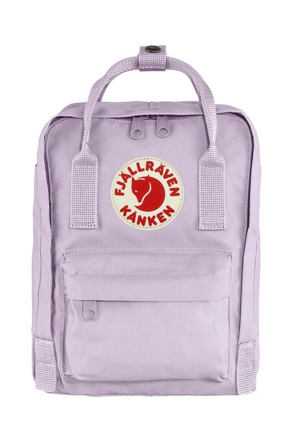 Fjallraven Dječji ruksak Fjallraven Kanken Mini boja: ljubičasta, mali, s aplikacijom