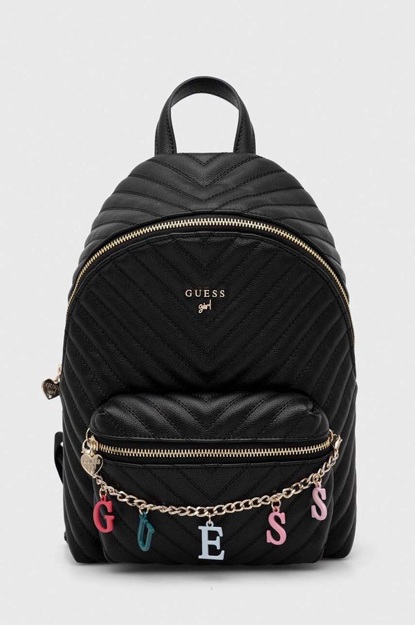 Guess Dječji ruksak Guess boja: crna, mali, bez uzorka