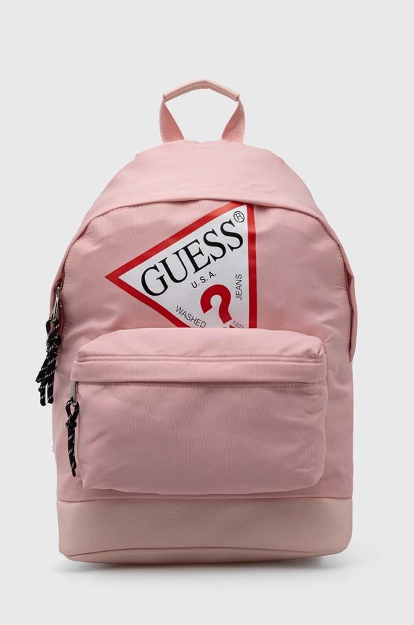 Guess Dječji ruksak Guess boja: ružičasta, veliki, s tiskom, H4YZ15 WFMR0