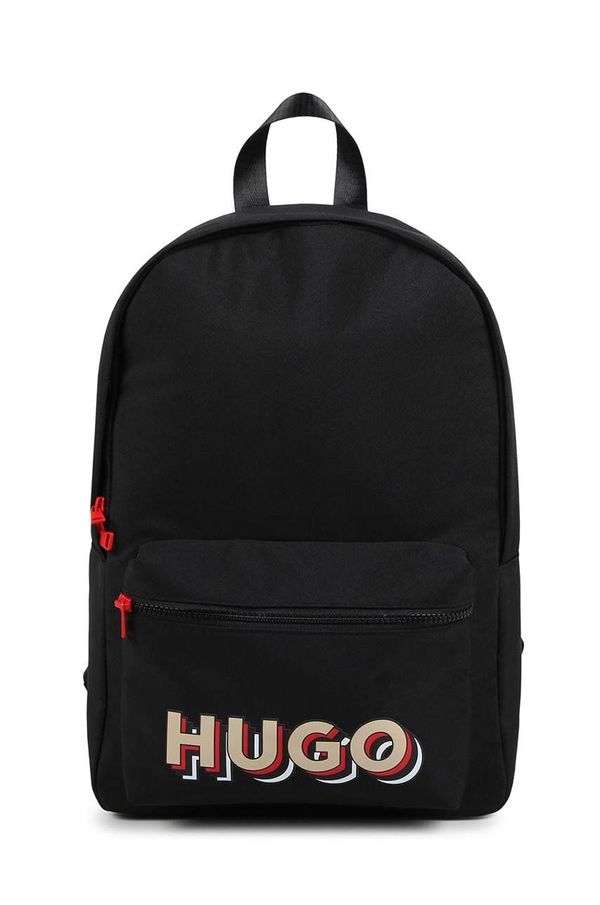 Hugo Dječji ruksak HUGO boja: crna, veliki, s tiskom, G00294