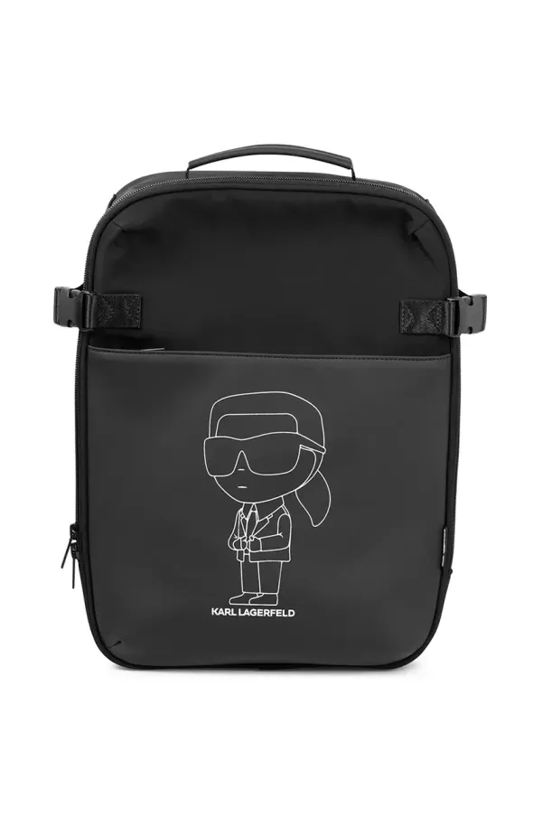 Karl Lagerfeld Dječji ruksak Karl Lagerfeld boja: crna, veliki, s tiskom, Z30561