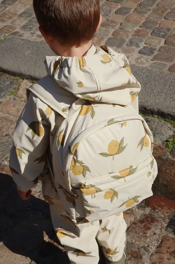 Konges Sløjd Dječji ruksak Konges Sløjd RAINY KIDS BACKPACK MIDI boja: bež, veliki, s uzorkom, KS102580