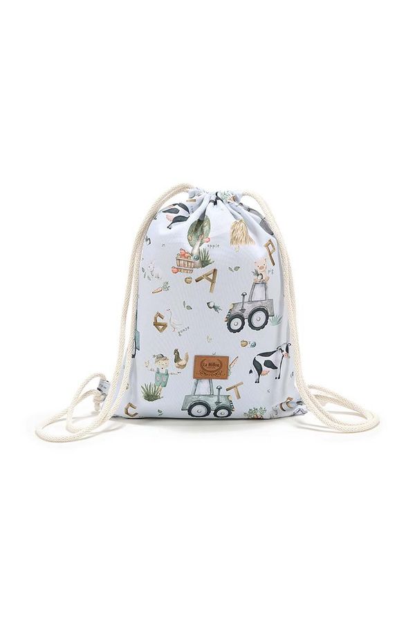 La Millou Dječji ruksak La Millou ABC FARM s uzorkom