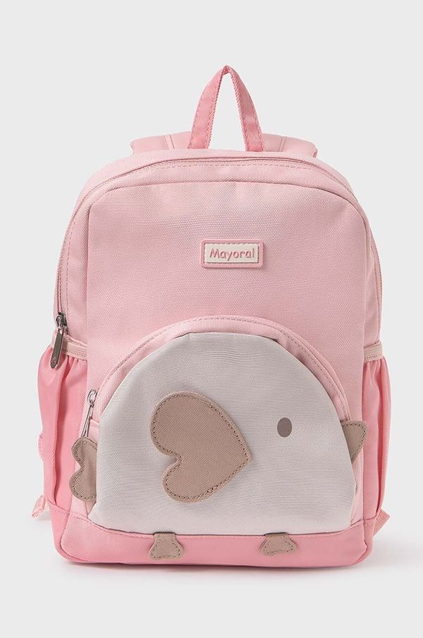 Mayoral Newborn Dječji ruksak Mayoral Newborn boja: ružičasta, mali, s aplikacijom, 19507