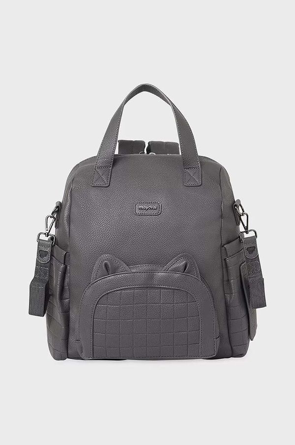 Mayoral Newborn Dječji ruksak Mayoral Newborn boja: siva, mali, bez uzorka