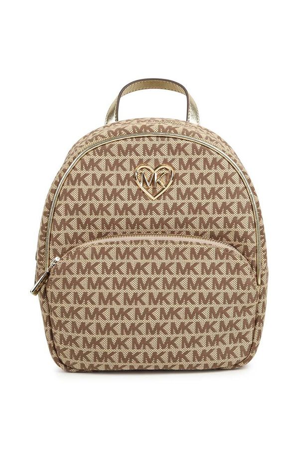 Michael Kors Dječji ruksak Michael Kors boja: bež, mali, s uzorkom, R30237