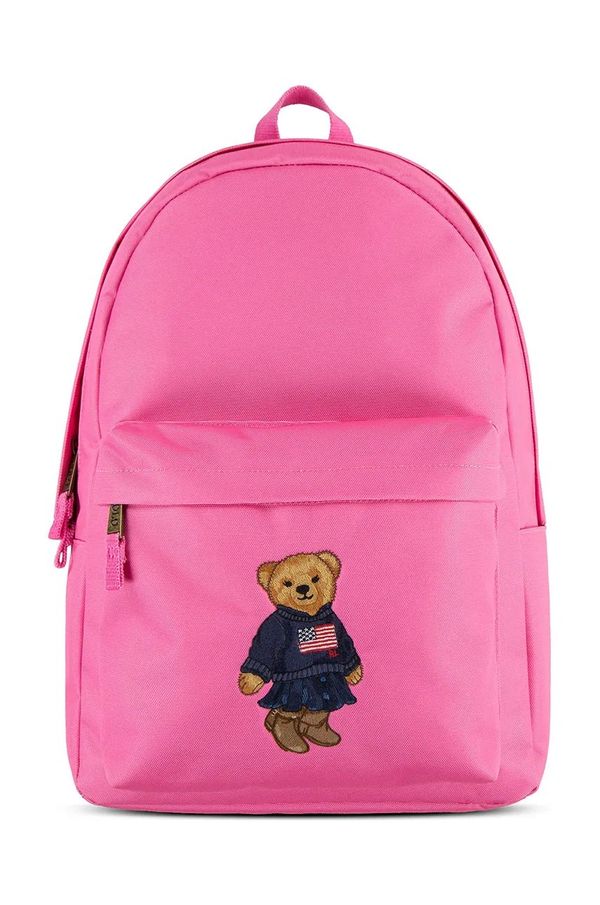 Polo Ralph Lauren Dječji ruksak Polo Ralph Lauren boja: ružičasta, veliki, s tiskom, 9AR149.G