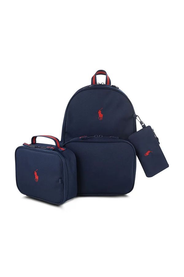 Polo Ralph Lauren Dječji ruksak Polo Ralph Lauren boja: tamno plava, veliki, s uzorkom