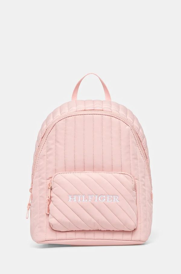 Tommy Hilfiger Dječji ruksak Tommy Hilfiger boja: ružičasta, mali, s aplikacijom, AW0AW17076