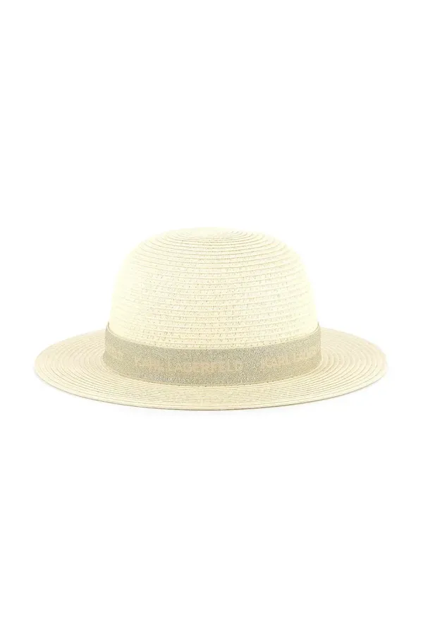 Karl Lagerfeld Dječji šešir Karl Lagerfeld boja: bež, Z30391