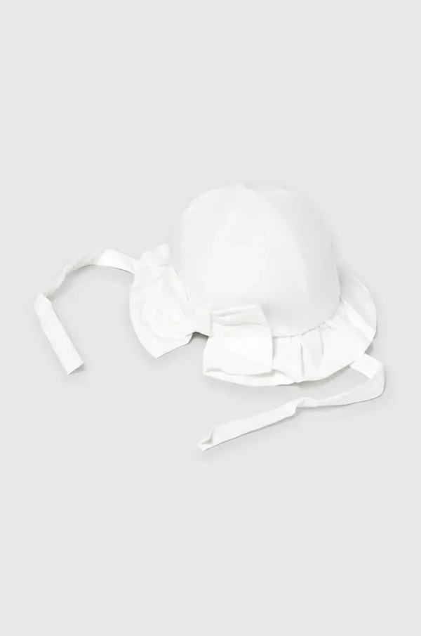 Mayoral Newborn Dječji šešir Mayoral Newborn boja: bijela, 9882