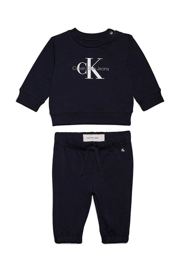 Calvin Klein Jeans Dječji set trenerke Calvin Klein Jeans boja: crna, IN0IN00017