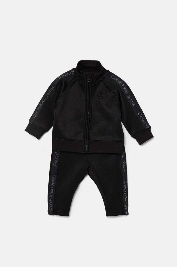 Calvin Klein Jeans Dječji set trenerke Calvin Klein Jeans boja: crna, IN0IN00164