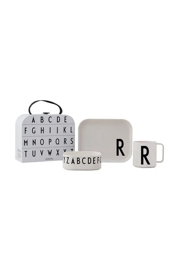 Design Letters Dječji set za doručak Design Letters Classics in a suitcase R 4-pack