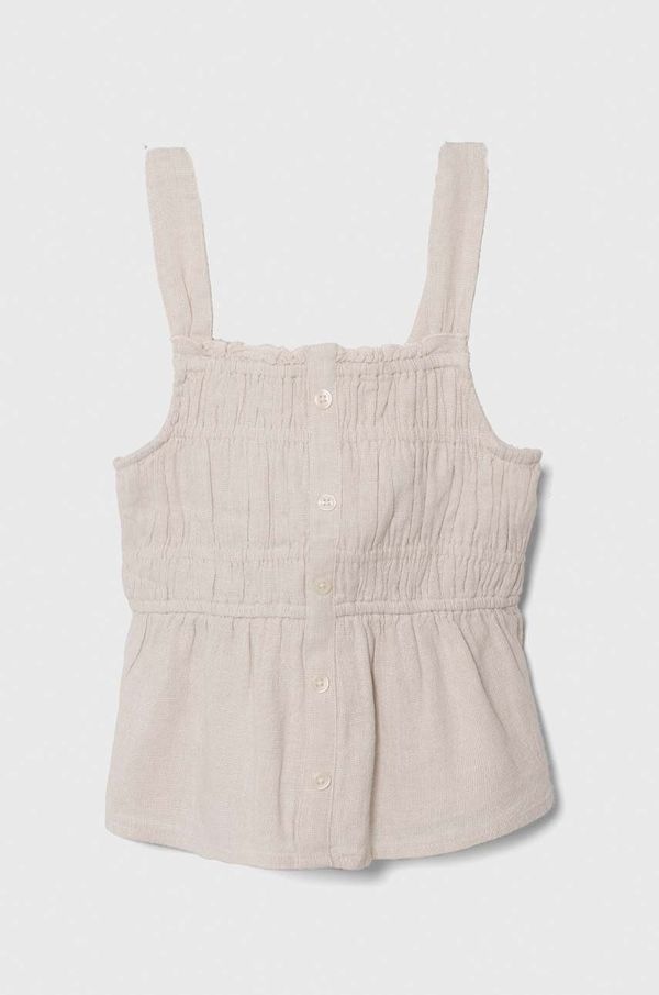 Abercrombie & Fitch Dječji top Abercrombie & Fitch boja: bež, bez uzorka