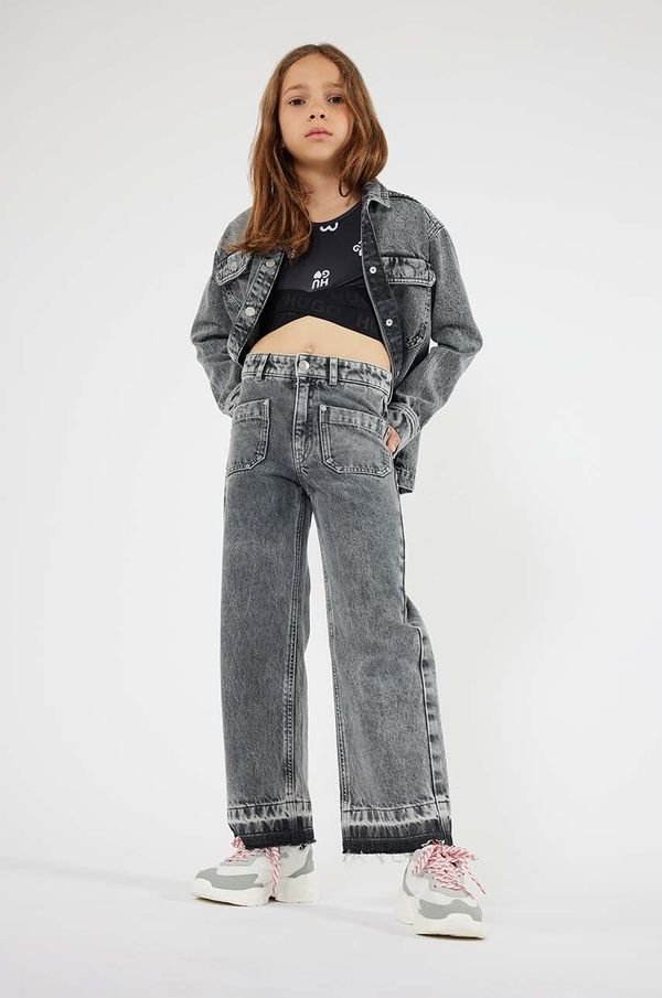 Hugo Dječji top HUGO boja: crna