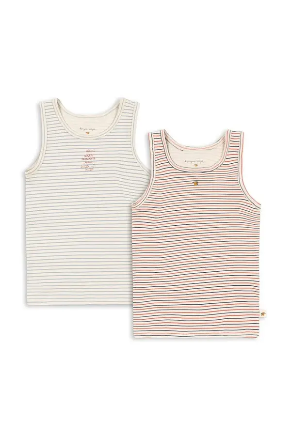 Konges Sløjd Dječji top Konges Sløjd BASIC 2 PACK TANK TOPS GOTS