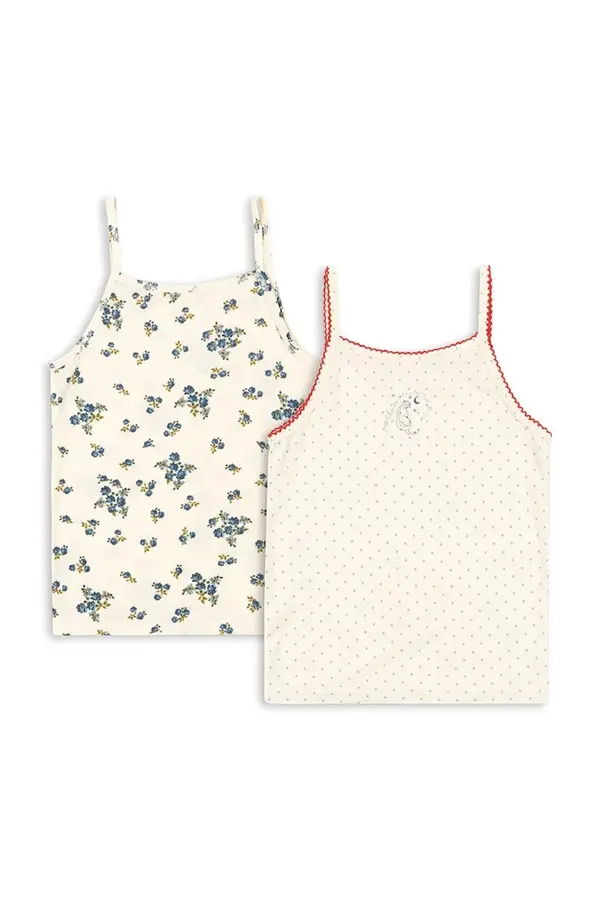 Konges Sløjd Dječji top Konges Sløjd MIMMI MODAL STRAP TOPS 2-pack