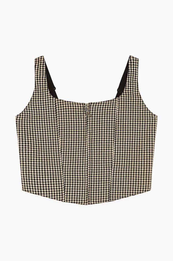 Patrizia Pepe Dječji top Patrizia Pepe A458 boja: bež, 7C0250