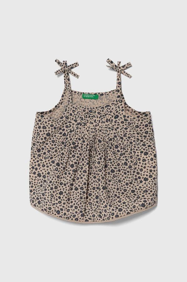 United Colors of Benetton Dječji top United Colors of Benetton boja: bež