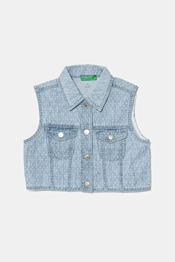 United Colors of Benetton Dječji traper prsluk United Colors of Benetton