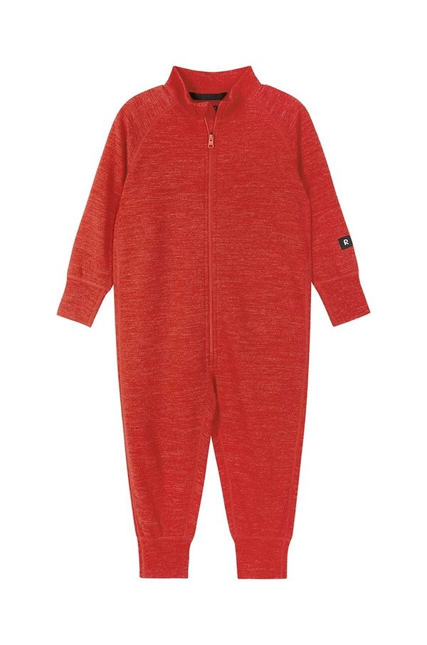Reima Dječji vuneni kombinezon Reima Parvin boja: crvena, 5200037A