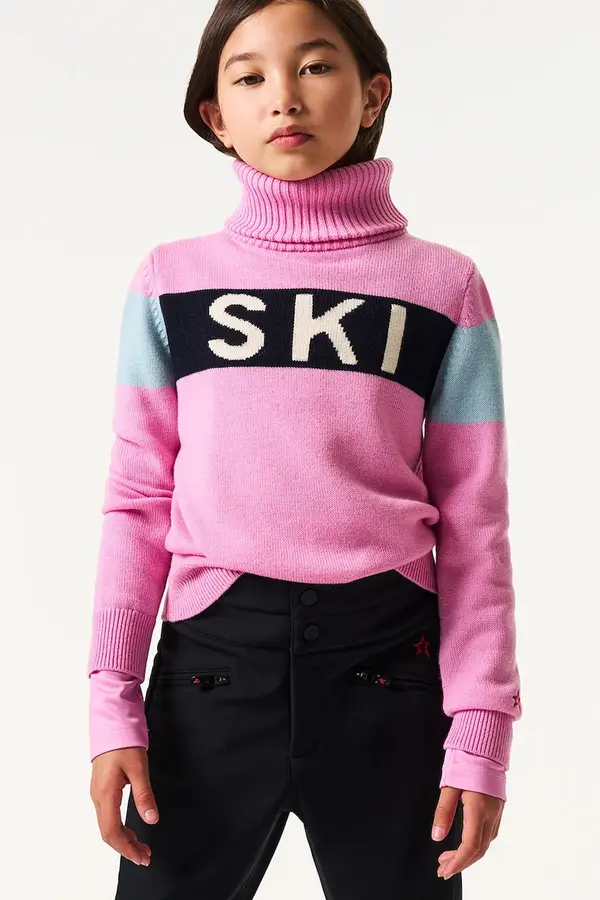 Perfect Moment Dječji vuneni pulover Perfect Moment  ski turtle sweater ii