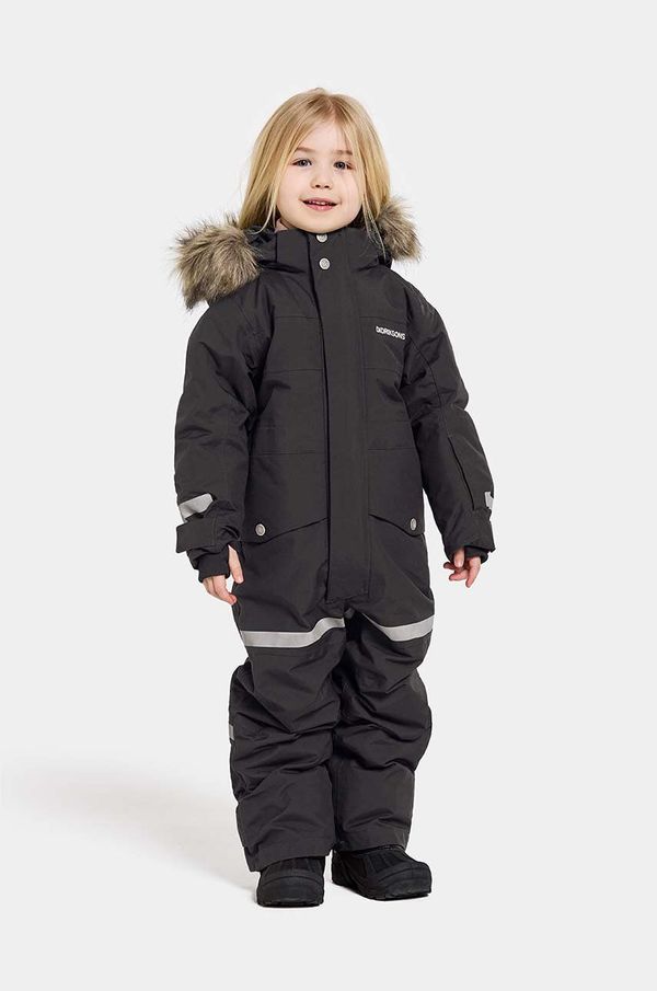 Didriksons Dječji zimski kombinezon Didriksons BJÄRVEN KDS COVER boja: crna, 505466