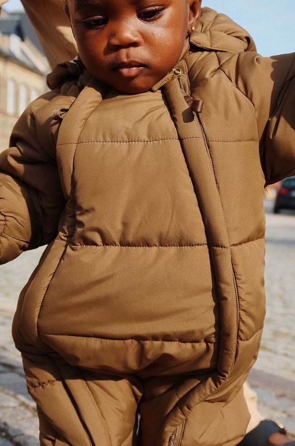 Konges Sløjd Dječji zimski kombinezon Konges Sløjd ALPI BABY SUIT GRS boja: smeđa, KS101207