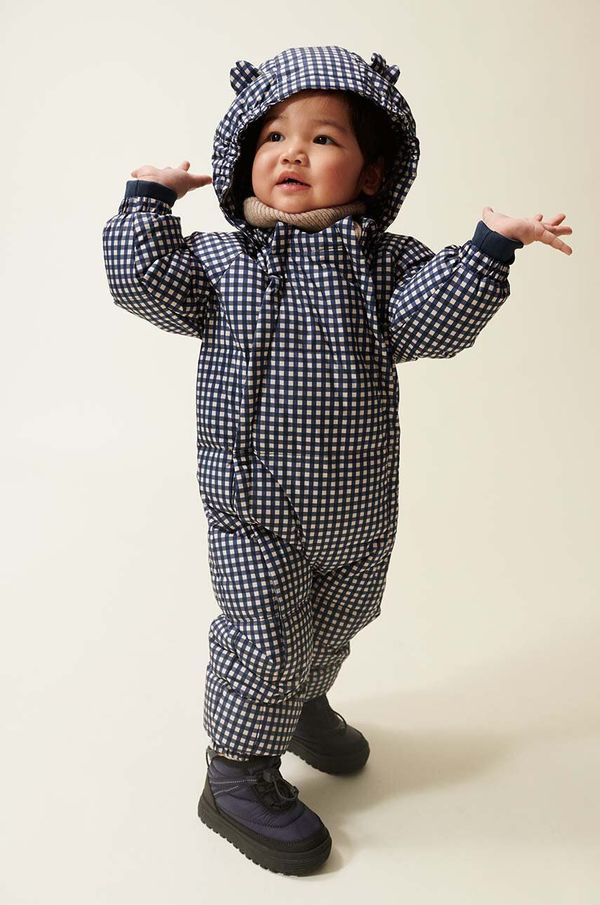 Liewood Dječji zimski kombinezon Liewood Sylvie Baby Snowsuit boja: tamno plava, LW19403