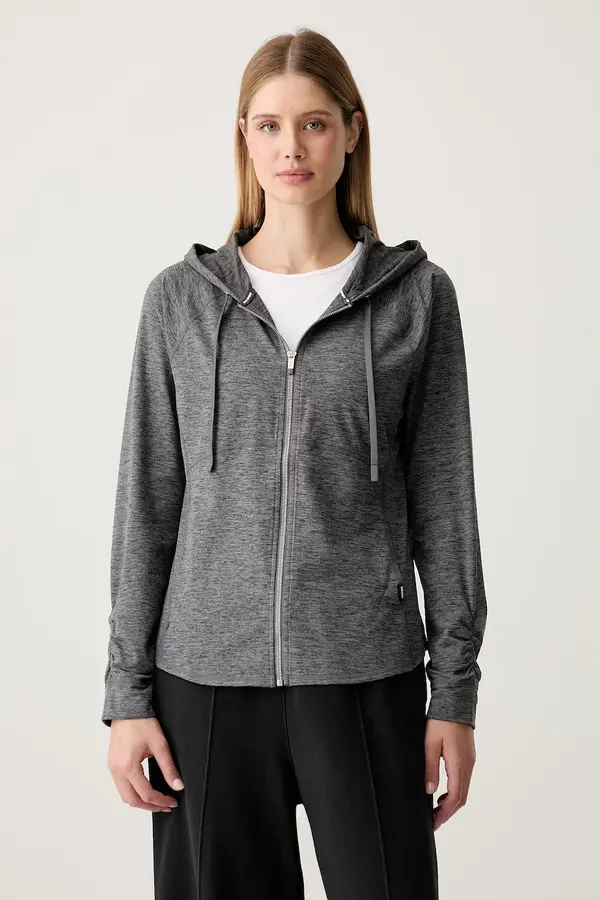 DKNY DKNY dukserica na zakopčavanje sa kapuljačom za žene