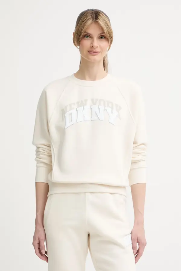 DKNY DKNY dukserica ženska s pamukom