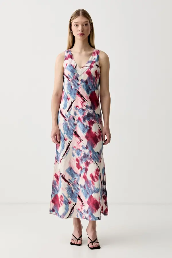 DKNY DKNY ljetna haljina od lana